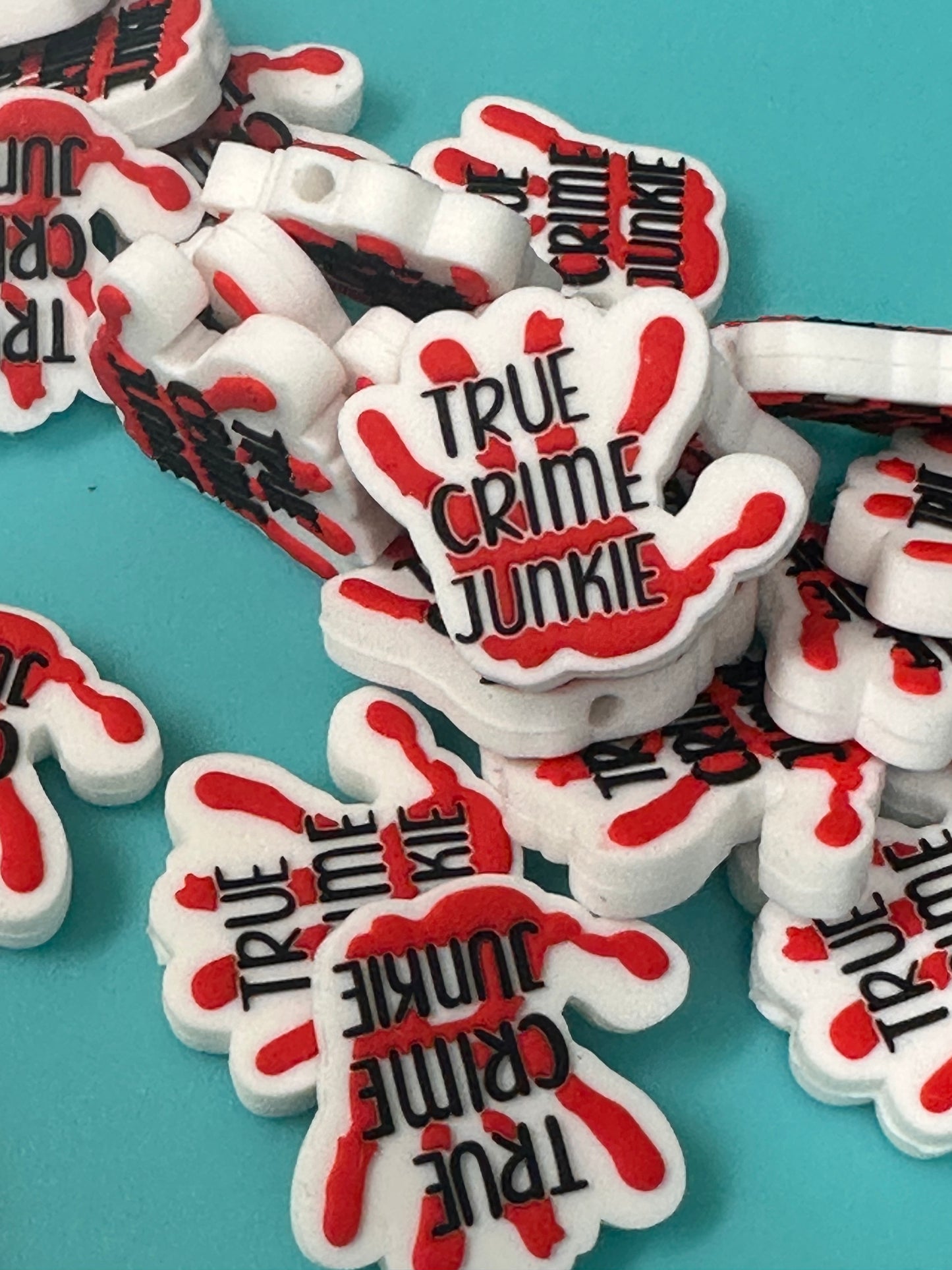 True Crime Junkie Focal Bead/