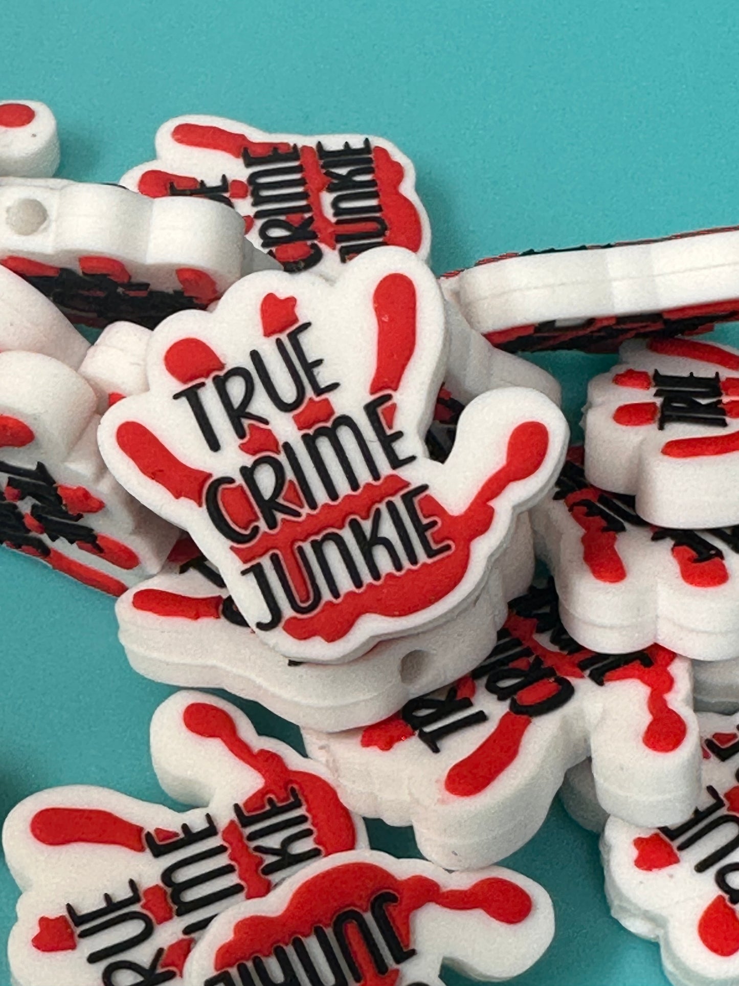 True Crime Junkie Focal Bead/