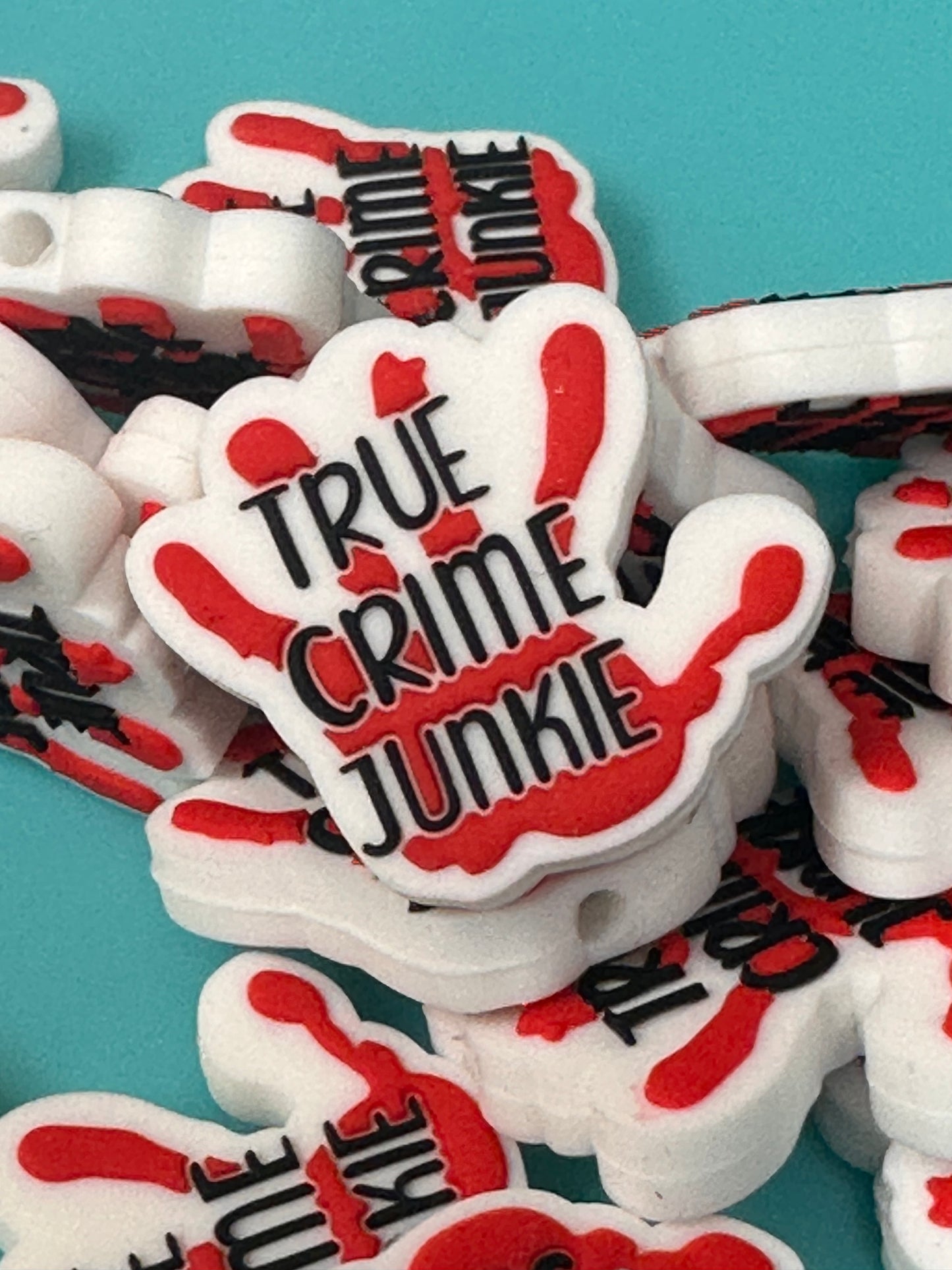 True Crime Junkie Focal Bead/