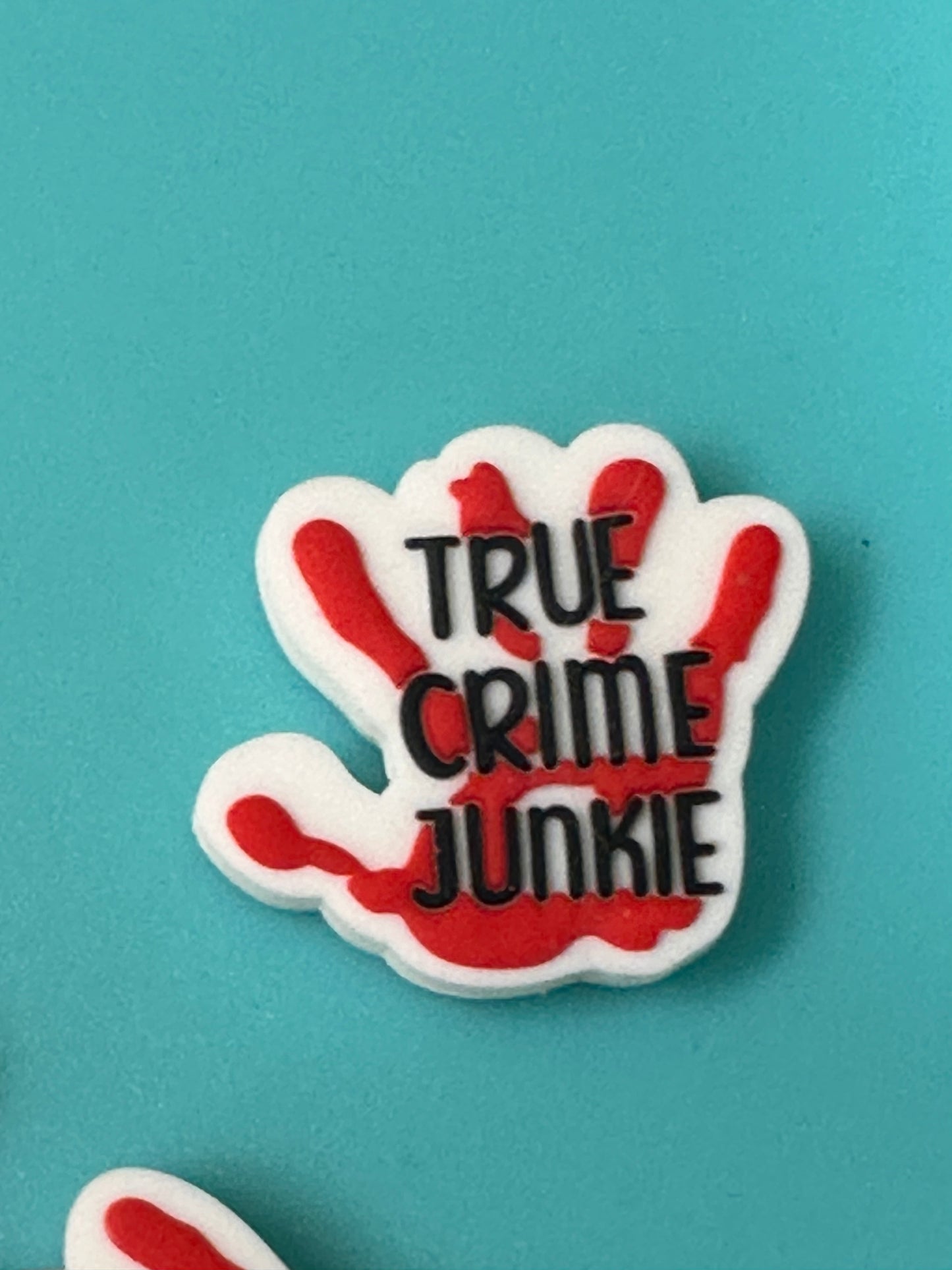 True Crime Junkie Focal Bead/