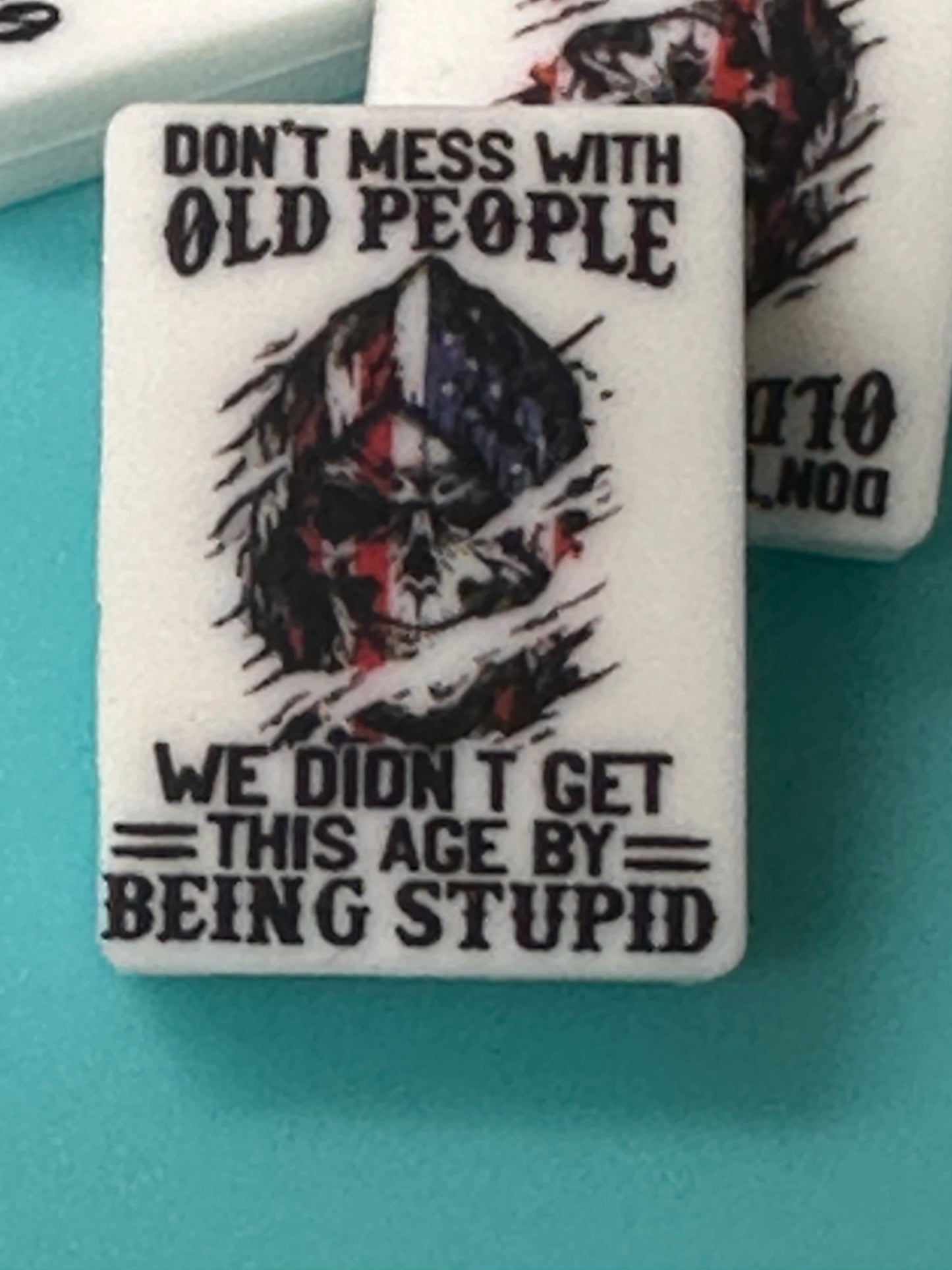 Old peopleFocal Bead/stupid people bead