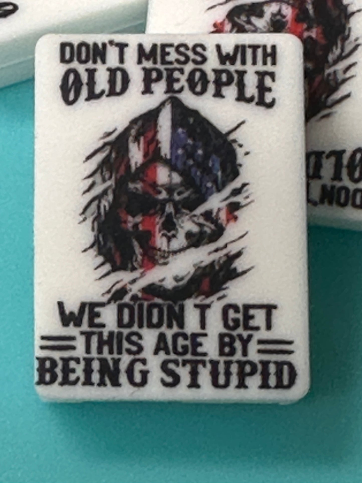 Old peopleFocal Bead/stupid people bead