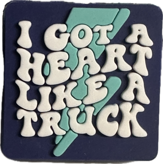 Heart like a truck focal bead/ Lainey Wilson focal bead
