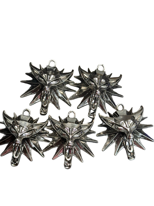 Wolf / dragon pendants/  Intricate Metalwork /mystical/ Chinese dragon/ DIY jewelry