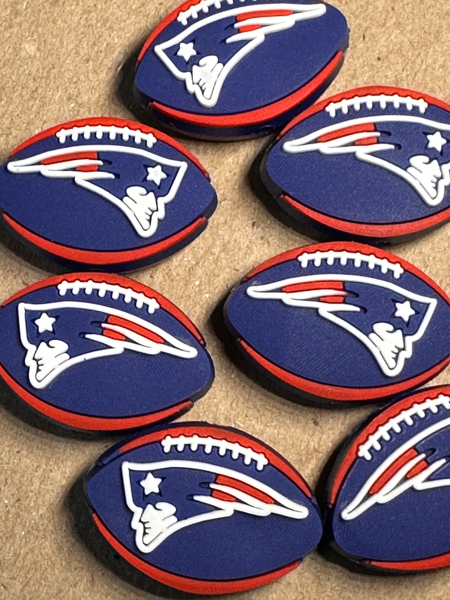 New England Patriots focal bead