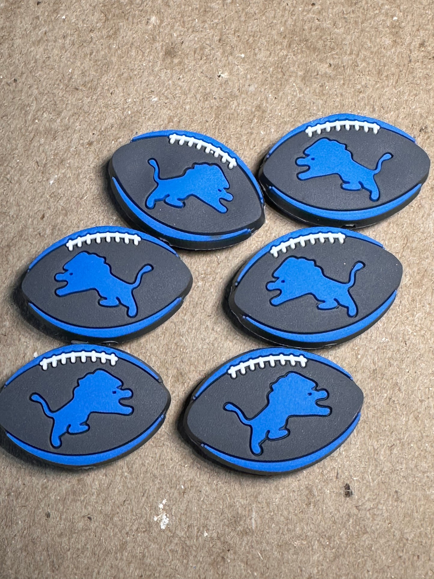 Detroit Lions focal bead/ football