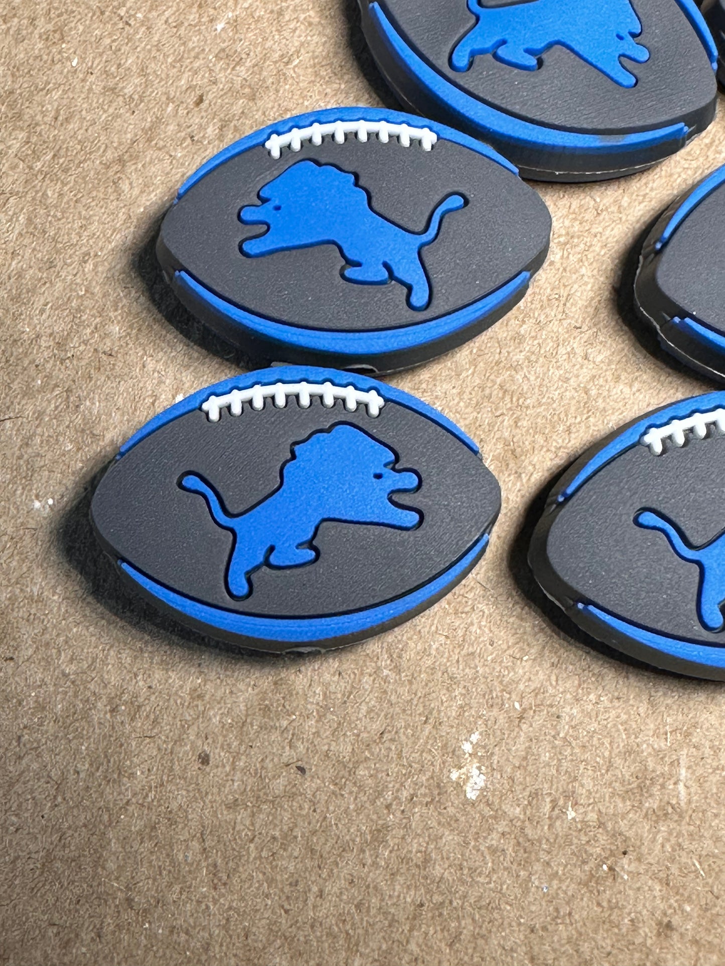 Detroit Lions focal bead/ football