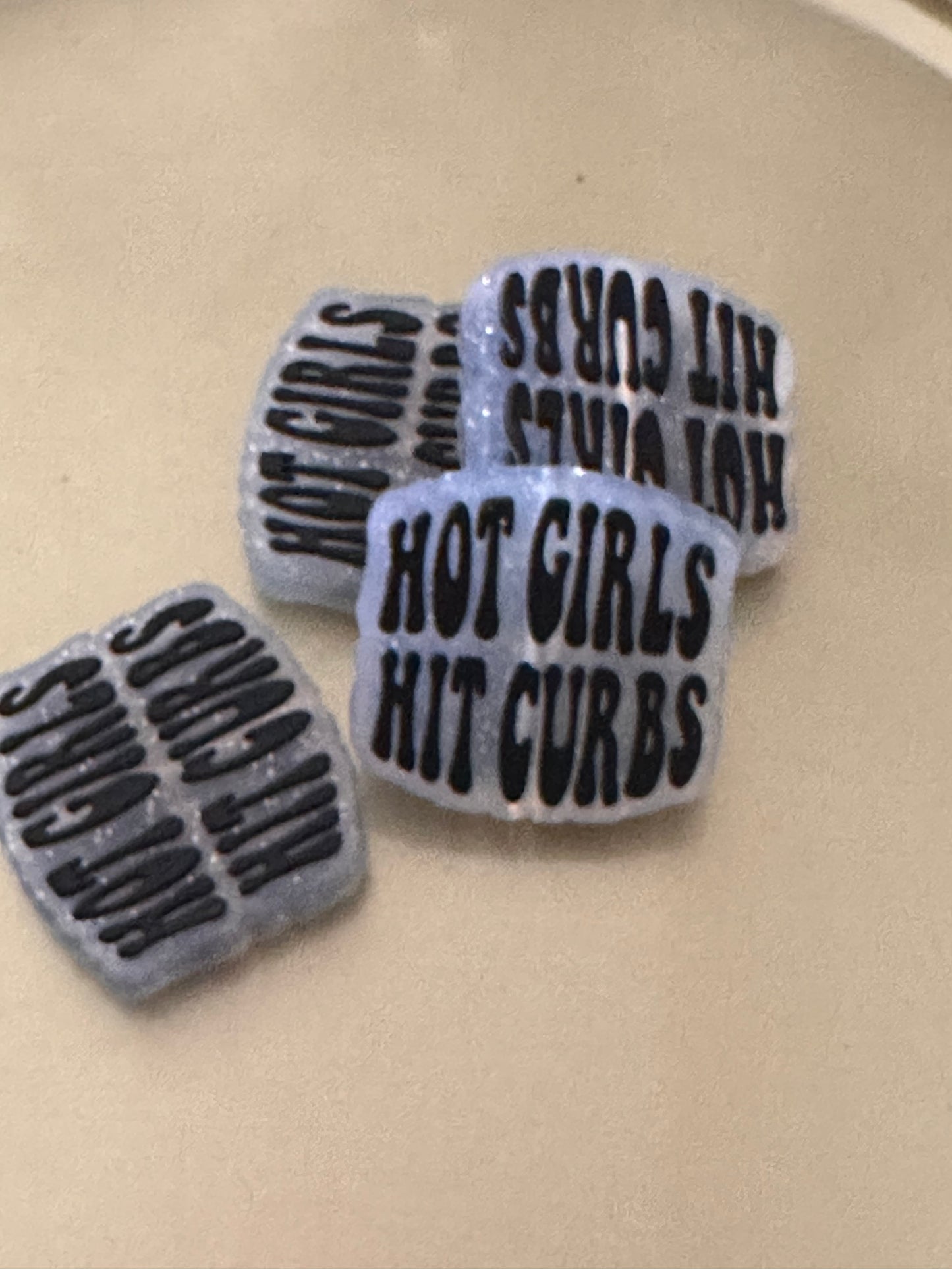 Hot Girls/ Focal Bead/ beadable pen/ Silicone  bead/ keychain bead/