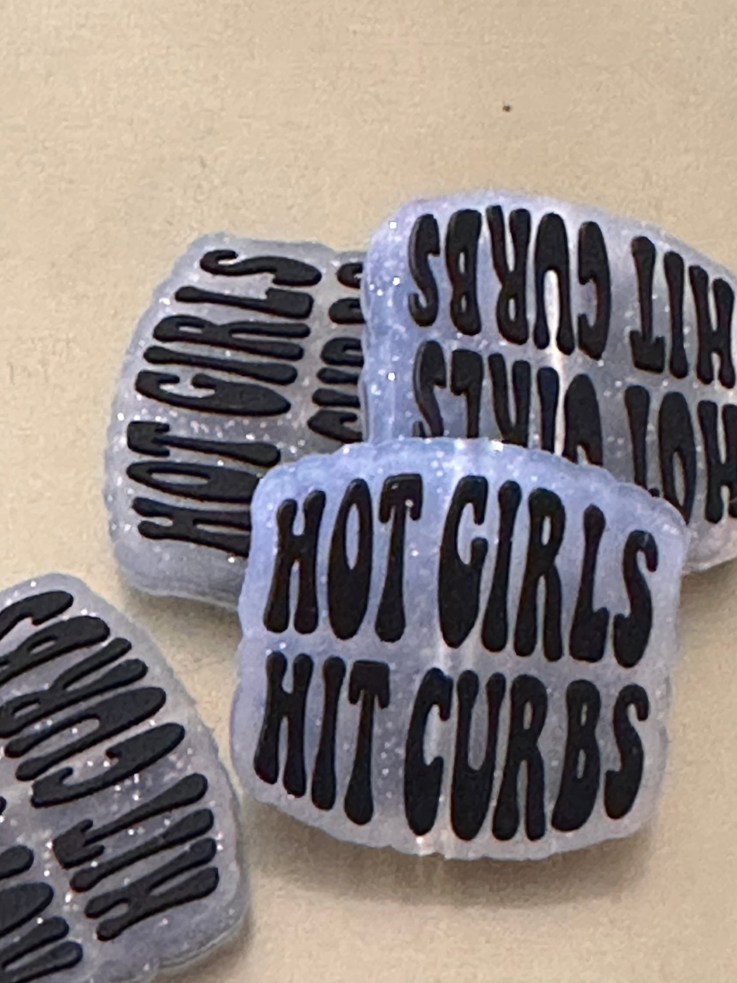 Hot Girls/ Focal Bead/ beadable pen/ Silicone  bead/ keychain bead/