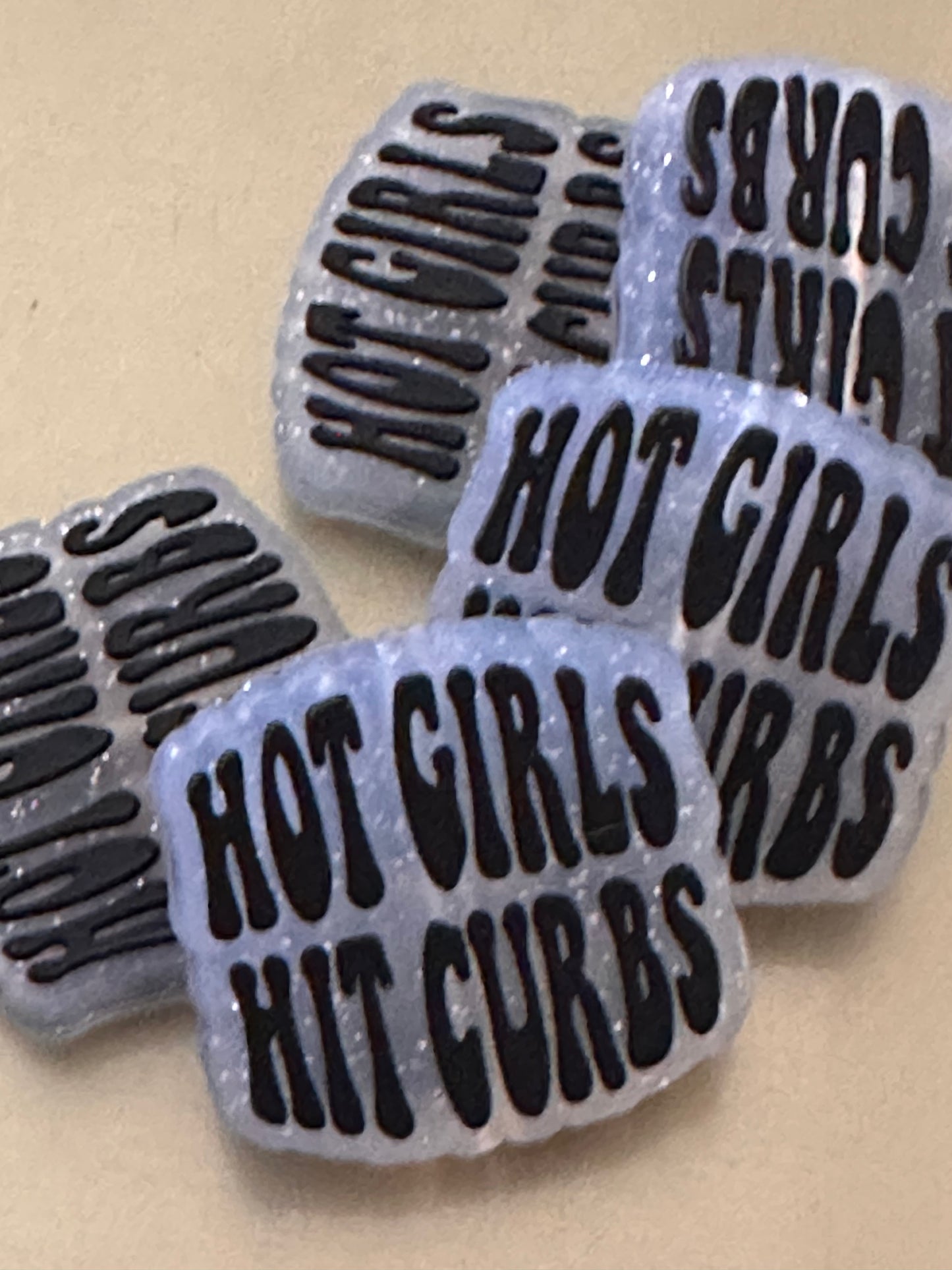 Hot Girls/ Focal Bead/ beadable pen/ Silicone  bead/ keychain bead/