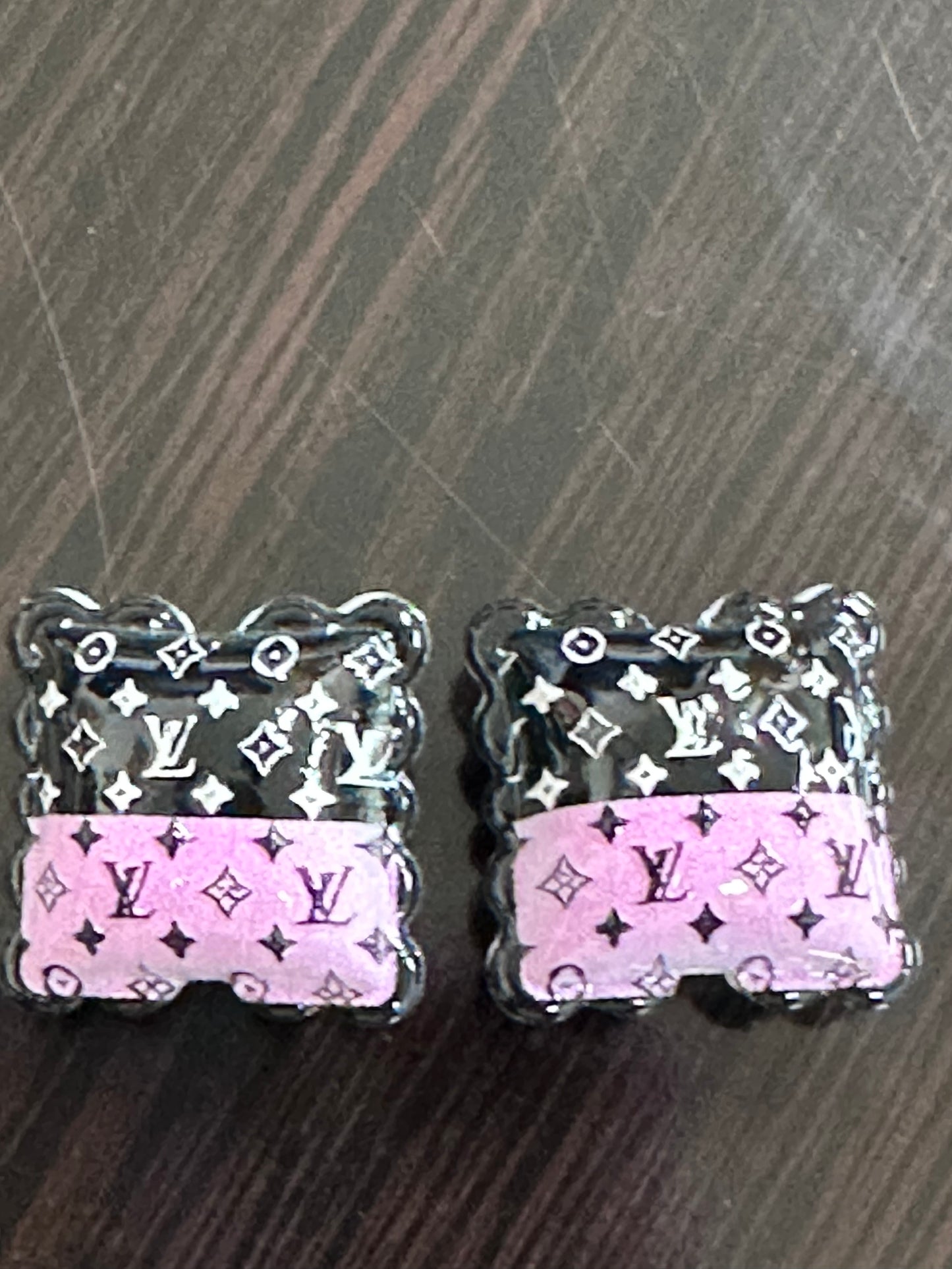 Favorite fancy pillow acrylic focal bead- set of 2/ focal bead/ pen beading / keychain bead/choose from two designers