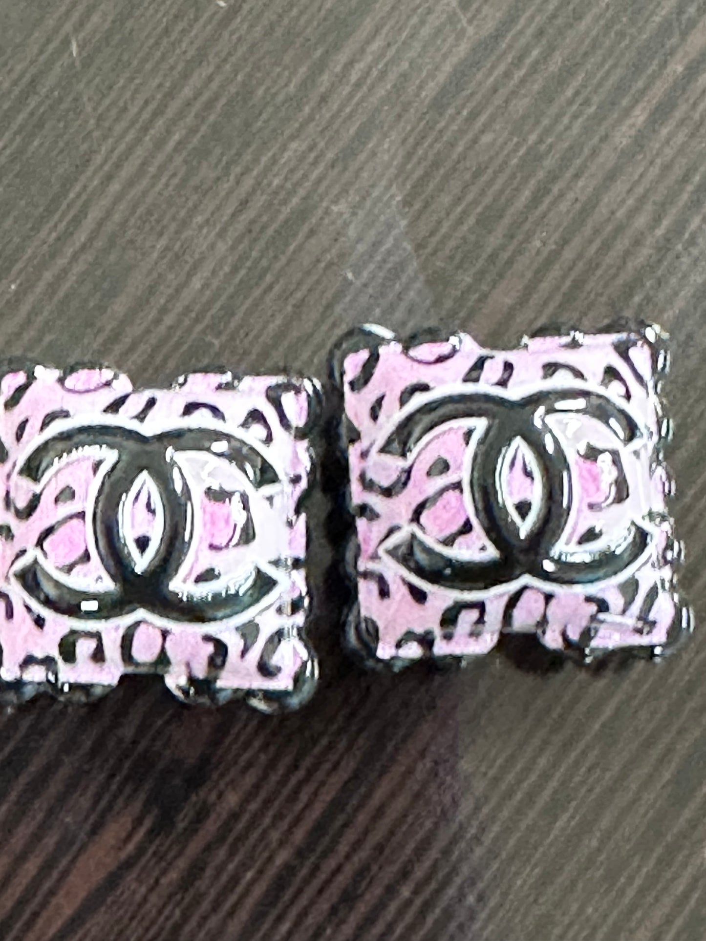 Favorite fancy pillow acrylic focal bead- set of 2/ focal bead/ pen beading / keychain bead/choose from two designers