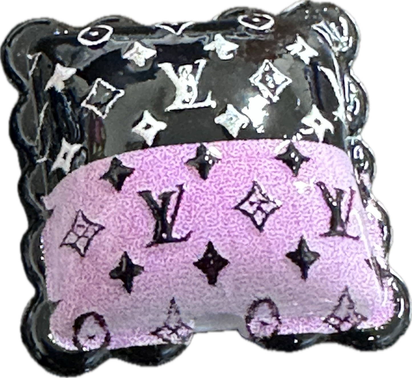 Favorite fancy pillow acrylic focal bead- set of 2/ focal bead/ pen beading / keychain bead/choose from two designers