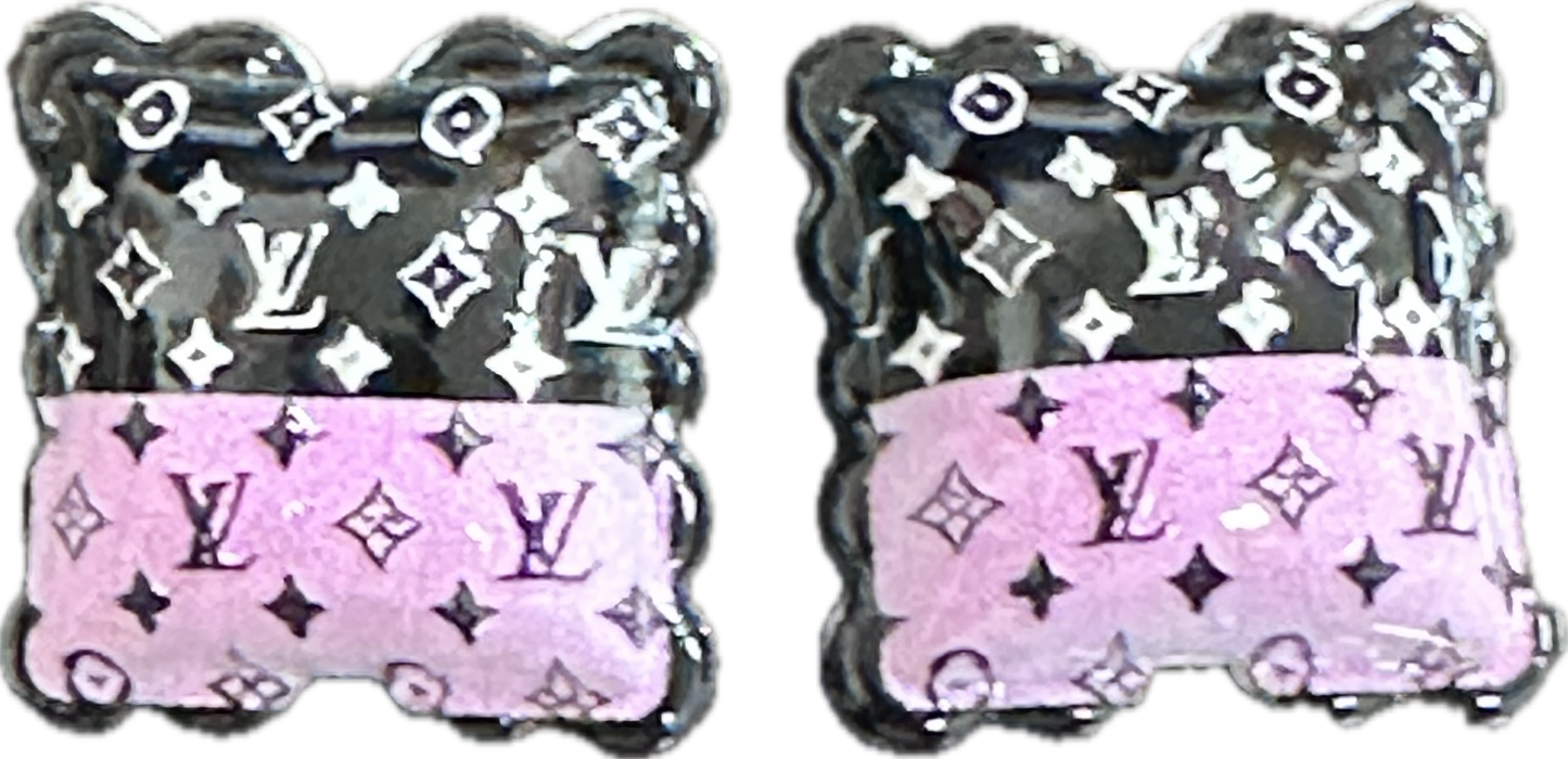 Favorite fancy pillow acrylic focal bead- set of 2/ focal bead/ pen beading / keychain bead/choose from two designers