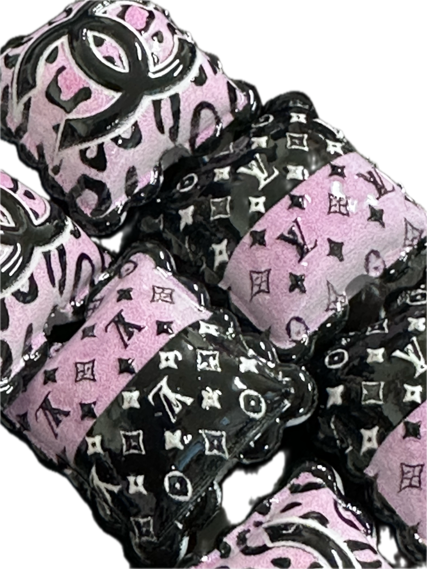 Favorite fancy pillow acrylic focal bead- set of 2/ focal bead/ pen beading / keychain bead/choose from two designers