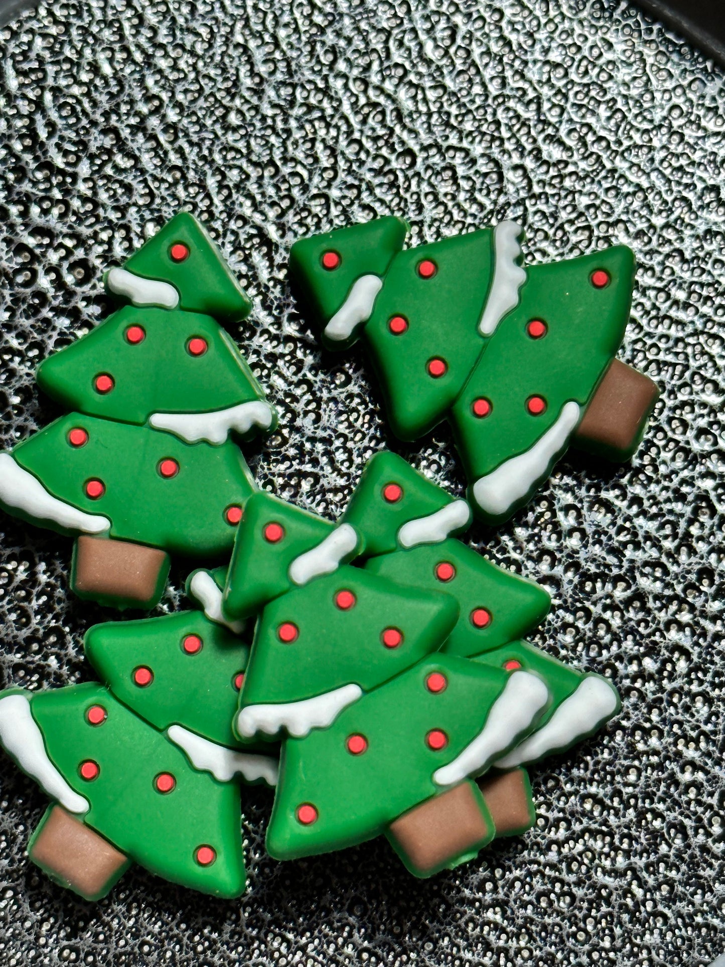 Christmas tree farm/ Focal Bead/ beadable pen/ Silicone bead/ keychain bead/ Christmas