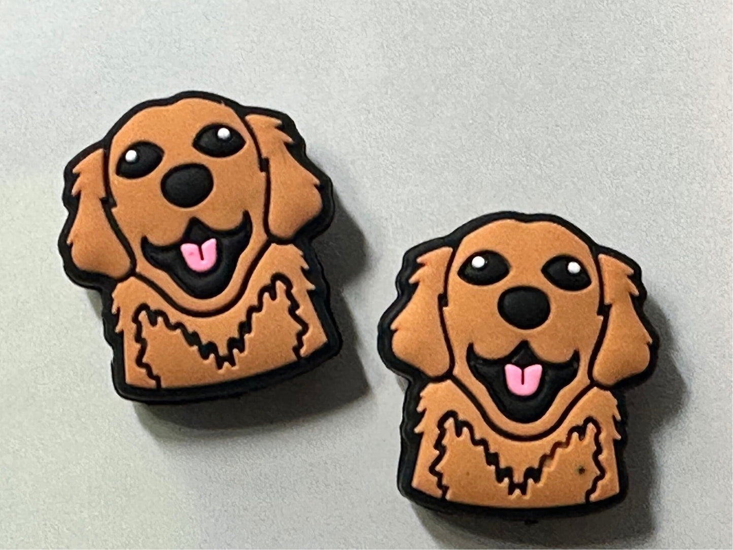 Golden Retriever Dog beads/ Focal Bead/ beadable pen/ Silicone bead/ keychain bead/ pet / Golden dog/