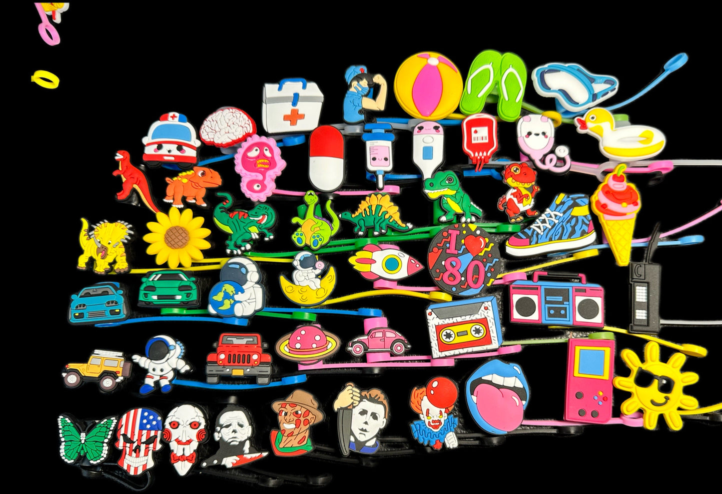 Straw Cap Cover/ Reusable/ Tumbler Cup Accessories/ Straw Tip/ assorted designs to choose from!