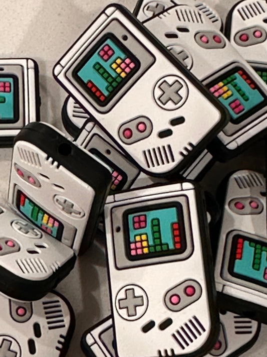 Silicone focal bead/ keychain bead/handheld computer game/ popular video game/ electronic game