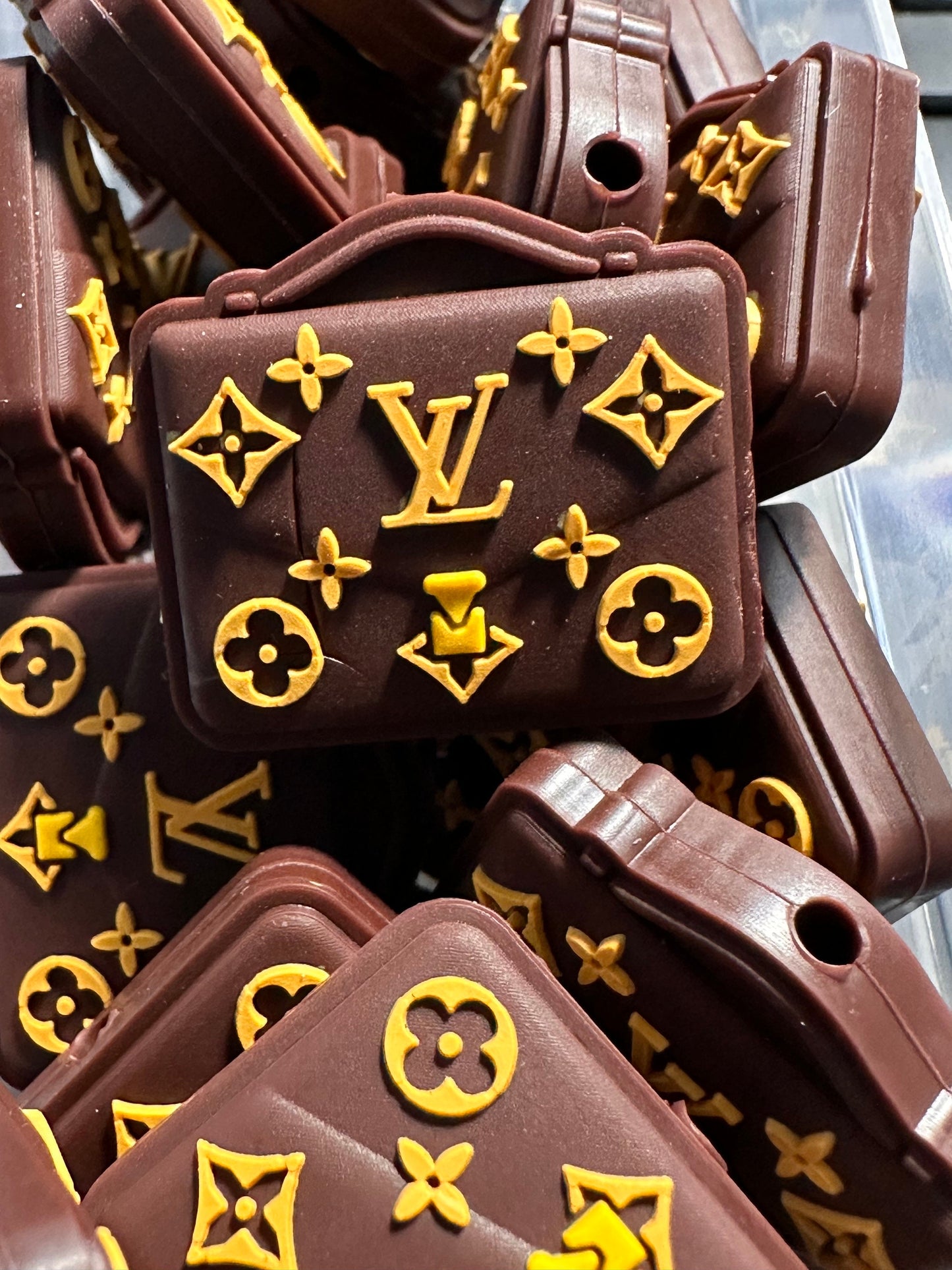 3D Desired bag focal bead/ beadable pen/ Silicone bead/ keychain bead/satchel/ bag/backpack