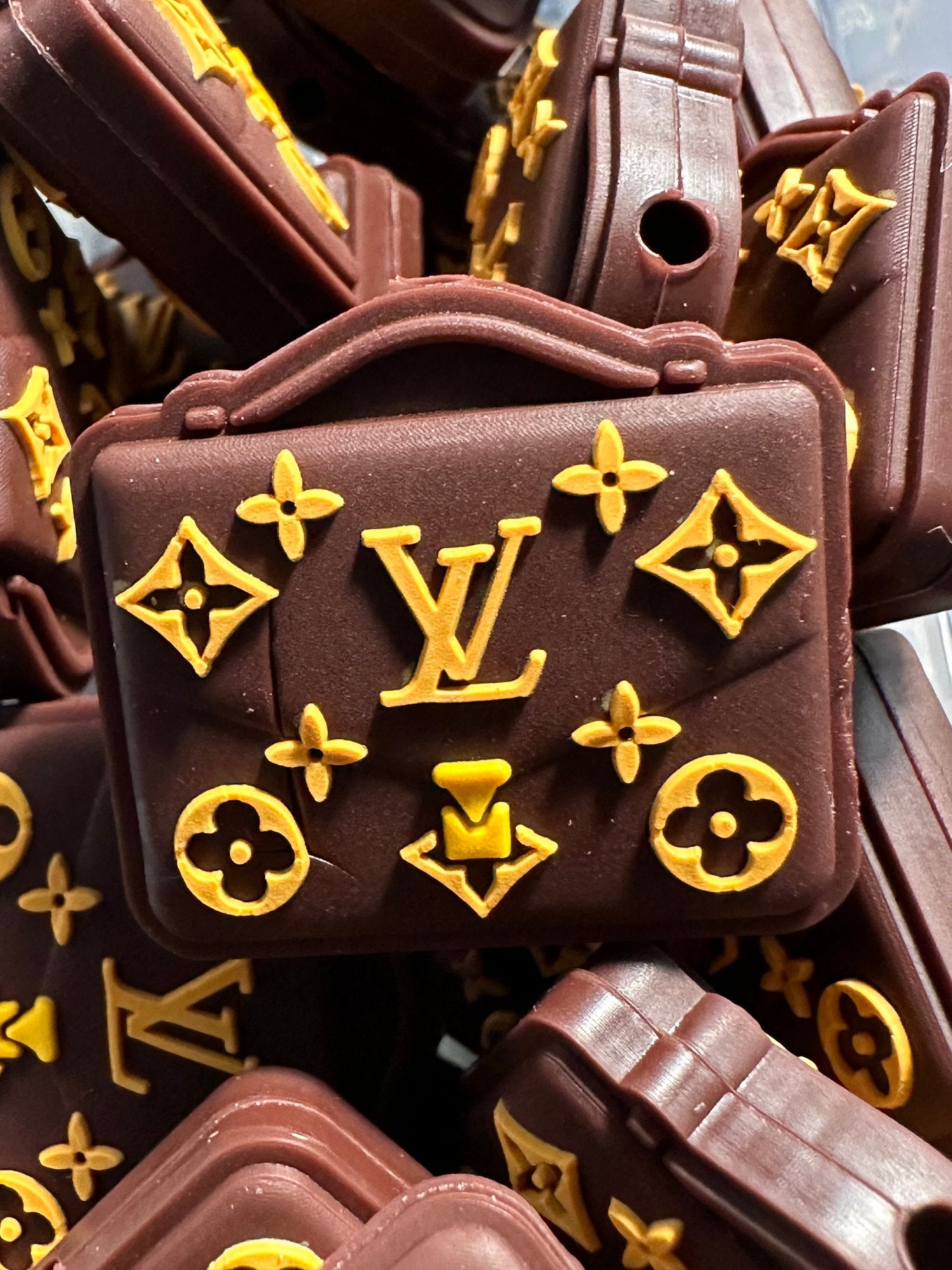 3D Desired bag focal bead/ beadable pen/ Silicone bead/ keychain bead/satchel/ bag/backpack