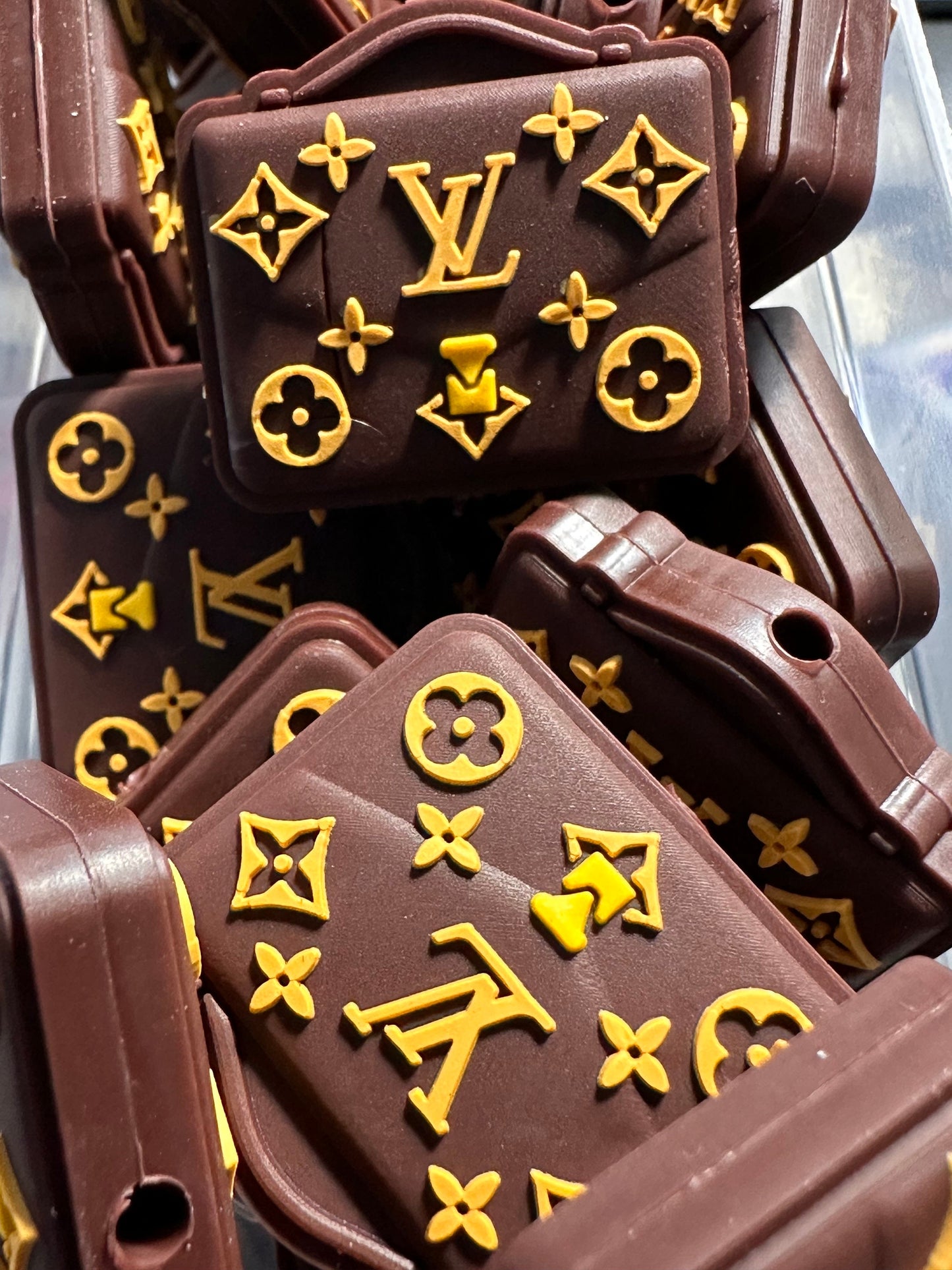 3D Desired bag focal bead/ beadable pen/ Silicone bead/ keychain bead/satchel/ bag/backpack