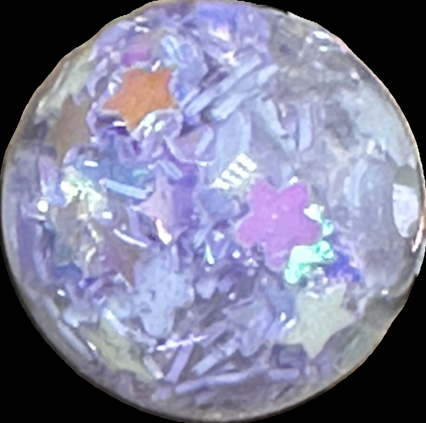 Beautiful resin iridescent beads/ 16mm Beads/ beadable pen/ keychain bead/ sparkly bead/ stars inside/ fancy bead